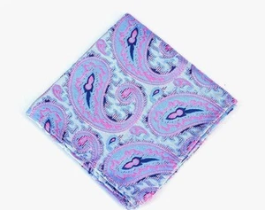 Lord R Colton Masterworks Pocket Square - Loch Ness Gray Blue - $75 Retail New - Picture 1 of 2