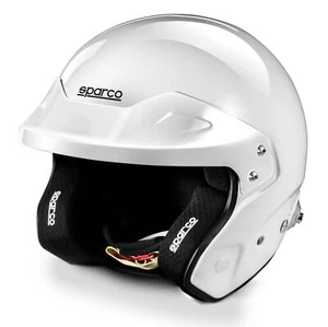 003370 Sparco RJ Helmet Open Face Race Rally HANS FIA SNELL Approved XS-XXL - Picture 1 of 33