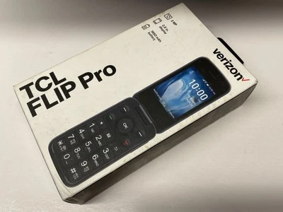 Verizon pré-pago TCL Flip Pro - Tela de 2,8 polegadas - Cinza ardósia - NOVO NA CAIXA - Imagem 1 de 4