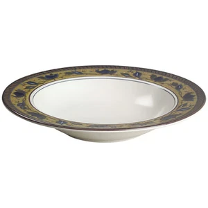 Mikasa Intaglio CAC01 Arabella 9-3/8" Stoneware Large Rim Soup Bowls ~ NWOB - Picture 1 of 9