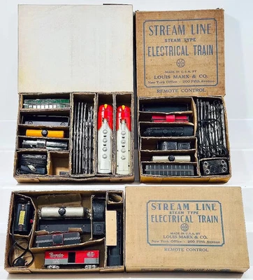 3 VINTAGE MARX O GAUGE SETS-#49233 Freight Set/#2500 Freight Set/Unnumbered~C6/7 - Image 1 of 4