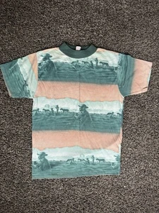 1970s Donmoor Boy’s Western Tshirt - Picture 1 of 4