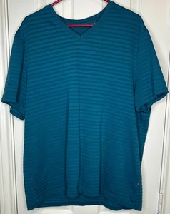 Perry Ellis Short Sleeve Men's Size XXL V Neck Casual Shirt - Picture 1 of 9
