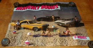 Póster de colección Heavenly Bodies 1970-74 Dodge E-Body Muscle Cars Challenger Barracuda - Imagen 1 de 11
