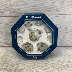 M.J. Hummel Porcelain 9 Piece Tea Set Hand Painted Made In Germany 1993 VTG - Picture 1 of 9