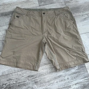 Pantalones Cortos Kuhl Radikl Beige Pantalones Cortos Exterior Senderismo Bolsillos #5268 Talla 40 - Imagen 1 de 15