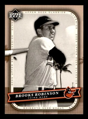 Brooks Robinson 2005 Upper Deck Classics #15 Foto 1 de 2