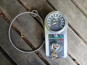 Harley davidson Softail FLSTF Speedometer Speedo Gauge Meter with key - Picture 1 of 3
