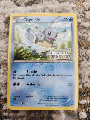 Squirtle 14/101 Build-A-Bear Workshop Pokemon Card - Image 1 of 2