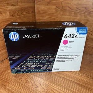 Genuine HP LaserJet CB403A / 642A Magenta Toner Cartridge for CP4005 NIB - Picture 1 of 10