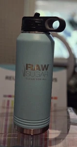 32oz Light BLUE Raw Sugar Stainless Steel Insulated Water Bottle , Used Photos - Picture 1 of 7
