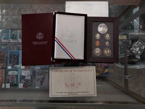 1996 United States Mint Olympic Silver Proof Prestige Set In Box w/ COA A - Picture 1 of 13