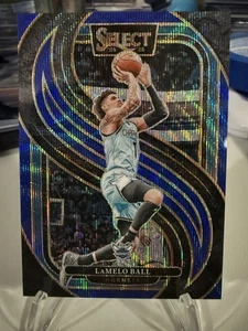 2024-25 Panini Select Premier - Lamelo Ball  Blue Wave Prizm #147 Hornets 03/75 - Picture 1 of 5