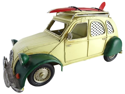 Modellauto Blech Metall Citroën Ente 2CV Spardose mit Bilderrahmen 33 cm - Bild 1 von 4