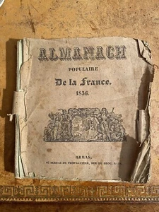 Comète de Halley Carnaval de St Pol… Almanach populaire de France. Gravures 1836 - Picture 1 of 14