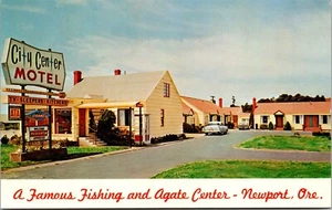 Postal de colección Newport Oregon O City Center Motel - Imagen 1 de 2