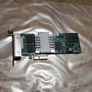 HP 436431-001 435506-003 NC364T 4-Ports Low profile PCI-E Gigabit Network Card - Picture 1 of 4