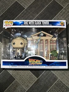 Funko Pop! Town: Back to the Future - Doc with Clock Tower #15 - Picture 1 of 8