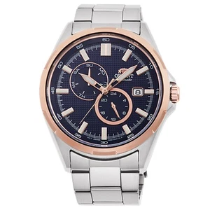 Orologio orient automatico uomo da polso argento analogico acciaio watch - Imagen 1 de 2