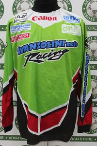 maglia Motocross MANZOLINI TG L shirt maillot trikot jersey camiseta - Imagen 1 de 2