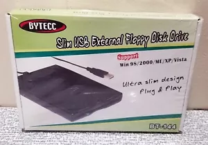 Lecteur de disquette externe USB Bytecc Slim neuf - Photo 1/2
