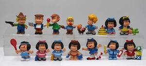 Mafalda-Comics Spain 14 Figuren-ca. 4-6 cm h-1989 inkl. + 1 Variante - Bild 1 von 6