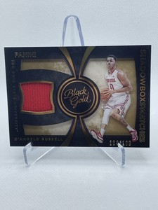 2016-17 Panini Black Gold Collegiate Shadowbox Swatches /199 D'Angelo Russell #5