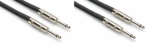 Brand Hosa (2) SKJ-605 5' FT 1/4 Inch TS To 1/4 Inch TS Speaker Cables - Picture 1 of 2