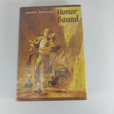 Honor Bound Frank Bonham 1963 1st Printing HCDJ Thomas Y Crowell Ex-Library  - Image 1 of 4
