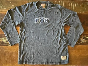 Izod Collegiate BYU Stitched Men's Long Sleeve Henley Shirt Size XL - Picture 1 of 8