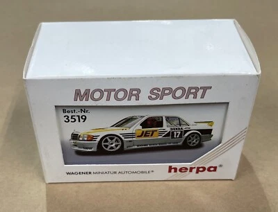 Novo na caixa Herpa Germany #3519 1:87 JET Mercedes-Benz 190 E 2.5-16 #17 carro de corrida - Imagem 1 de 3