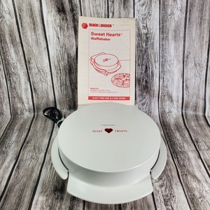 black & decker sweet hearts waffle maker