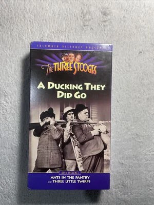 The Three Stooges - A Ducking They Will Go (VHS, 1994) - Image 1 of 2