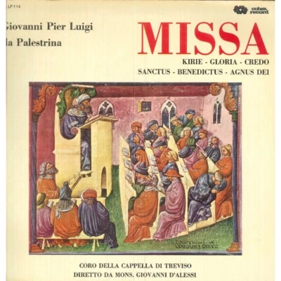 Джованни Пьер Луиджи да Палестрина LP винил Missa / Cobra запись - CLLP114 новый - Изображение 1 из 2