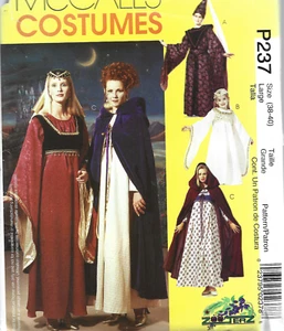 McCall's Costumes Pattern #P237-Misses Midievil  Costumes in Sizes Sz L (38-40) - Picture 1 of 1