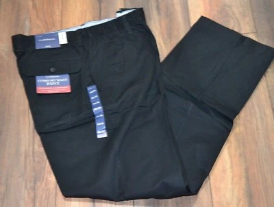 Pantalón Croft & Barrow Comfort Cintura Ligero Elástico Cintura Negro Pantalones Foto 1 de 4