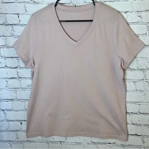 Camiseta Calvin Klein Performance Rosa Cuello en V Talla XL - Imagen 1 de 6