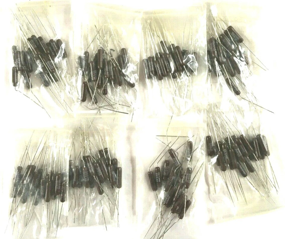 Ohmite Lote de 160 Resistencias de Potencia Hirewound Brown Devil 5 W, 0.5 Ohm 25JR50E Nuevas Foto 1 de 2