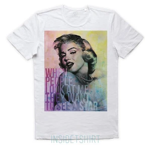 MAGLIETTA MARILYN MONROE maglia cinema star sex symbol hollywood T-SHIRT MAN - Picture 1 of 1