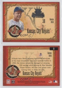 2004 Donruss Diamond Kings Gallery of Stars George Brett #G3 HOF