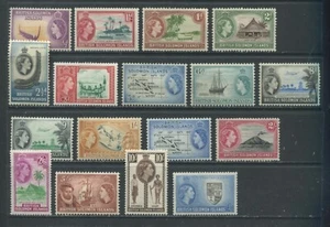 Solomon Islands QEII 1956 set mint o.g. hinged - Picture 1 of 1