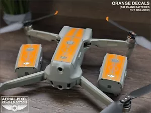 Pegatina DJI Air 2S rayas de carreras con calcomanías de batería número #1-3 - Imagen 1 de 31