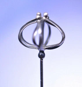 ANTIQUE PEARCE & THOMPSON STERLING SILVER HATPIN HALLMARKED BIRMINGHAM 1911-12 - Picture 1 of 8
