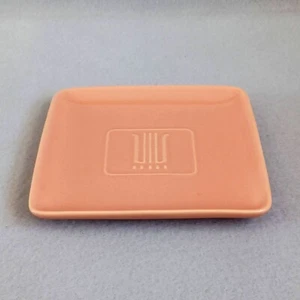 Vintage Franziskaner Ware Koralle Toastteller Kalifornien USA 5-3/4" Quadratisch - Bild 1 von 3