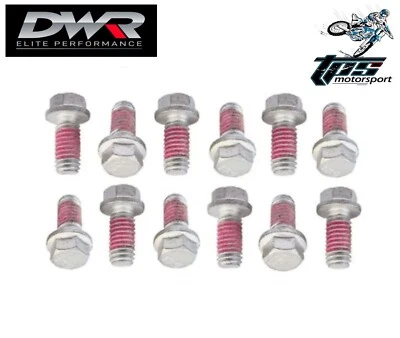 DWR 12X SET BULLONI DISCO FRENO ANTERIORE E POSTERIORE KTM EXC 125 150 200 250 300 380 01-24