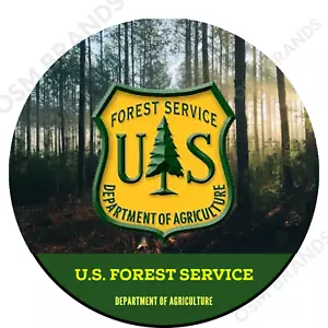 Decalcomania auto US Forest Service 4" personalizzata USA Dipartimento Agricoltura MADE IN USA - Foto 1 di 3