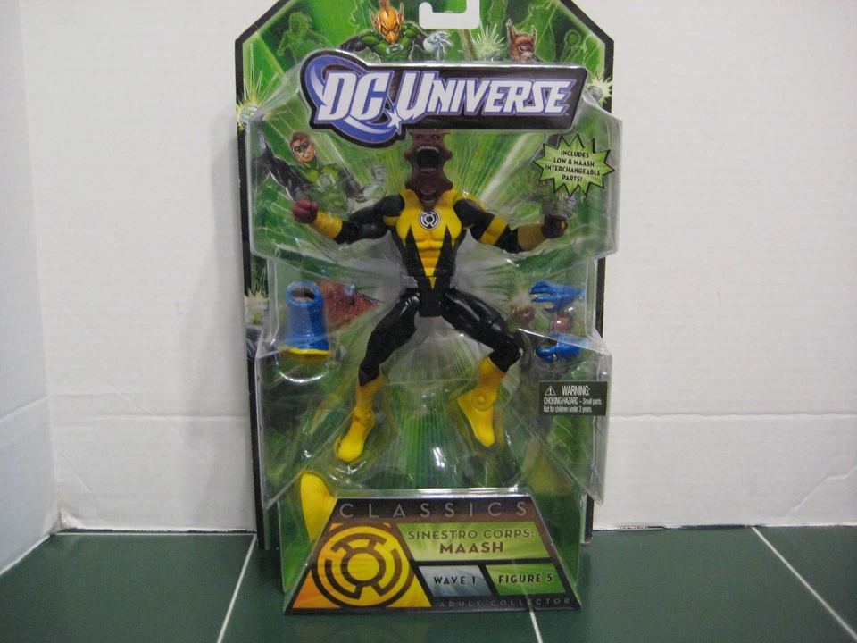 DC Universe Sinestro Corps: Maash Figura Linterna Verde Onda Un Arkillo Sellado Foto 1 de 1