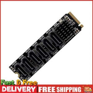 M2 M-EKY PCIE3.0 To SATA6G PCIE Riser 6 Port for Hard Disk Support SATA ~ - Bild 1 von 12