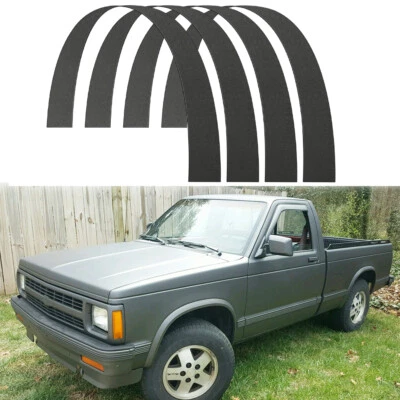 4x Fender Flares Arcos de rueda extra anchos Borde de tira para Chevrolet S10 1982-1999 Foto 1 de 4