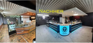 NEU Individuelle Bäckerei Ladeneinrichtung Verkaufstheke Ladentheke Restaurant - Bild 1 von 24